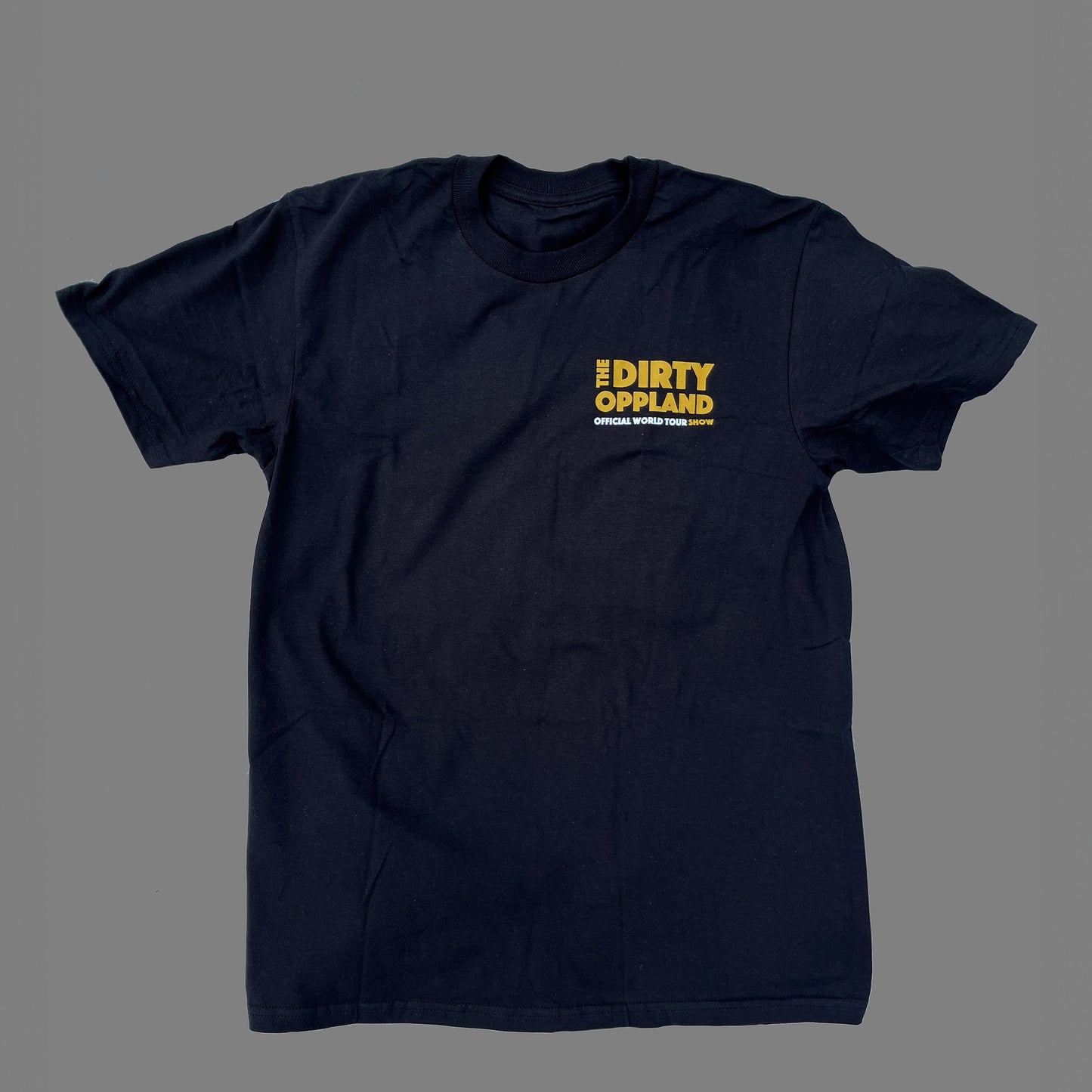 Dirty Oppland World Tour t-shirt