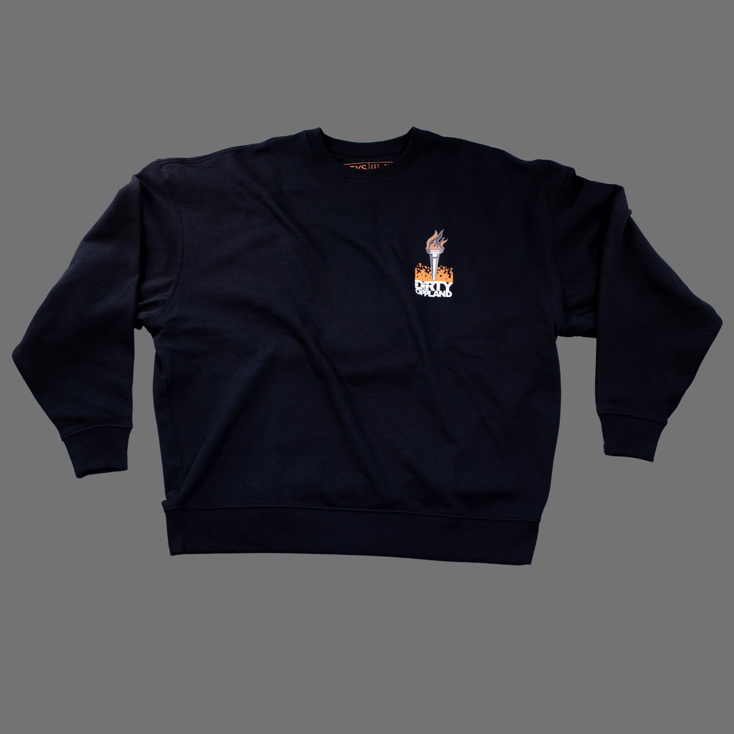 Olympisk Standard Dirty Oppland x Deys Dynamics svart genser