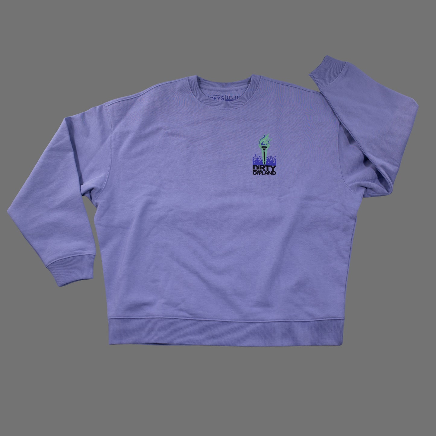 Olympisk Standard Dirty Oppland x Deys Dynamics lilla genser