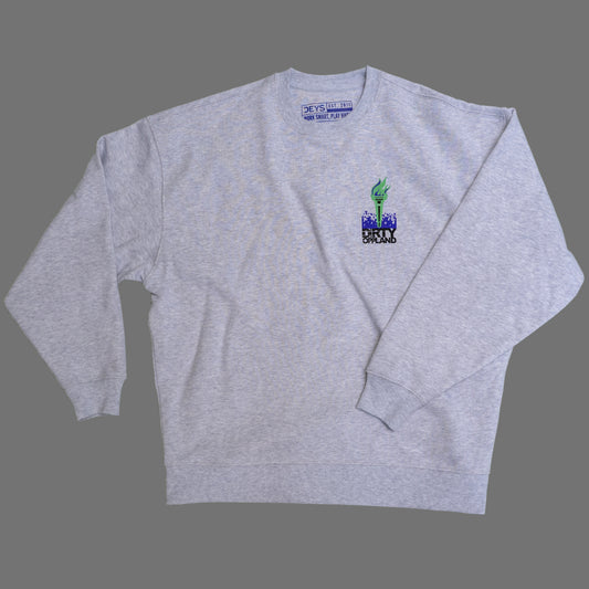 Olympisk Standard Dirty Oppland x Deys Dynamics heather grey genser