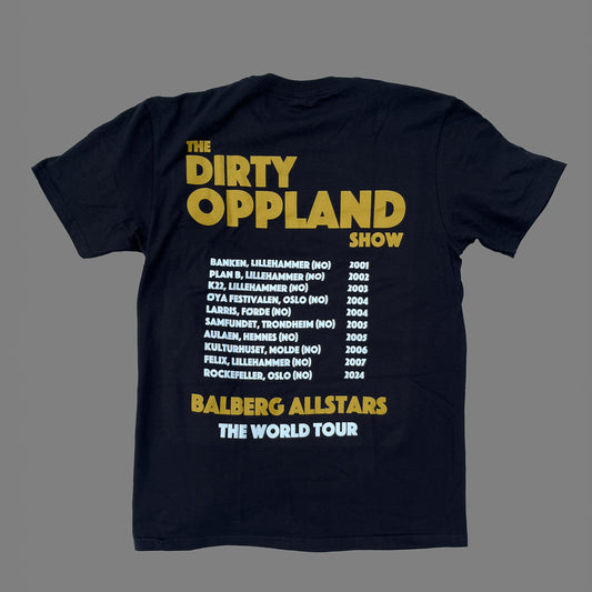 Dirty Oppland World Tour t-shirt